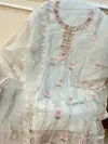 Dn 1258 A To D Mehboob Tex Organza Pakistani Salwar Suit Exporters in India
